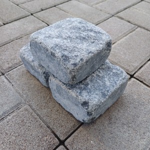 paving stone of black stone