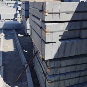 Packing of curbs made of Gabbro GP-5 stone