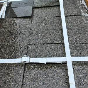 Black stone paving stones Gabbro