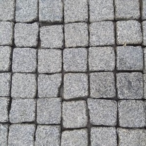 Paving stone from grey granite Grey Ukraine