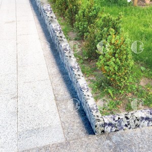 Curbs from granite - heat-treated