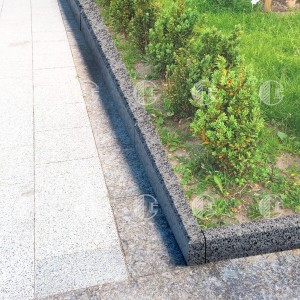 Grey granite curbs - polished