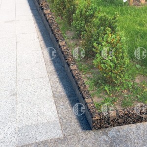 Pink granite borders - polished