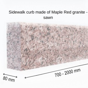 Granite kerbs