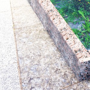 Curbs from granite - heat-treated