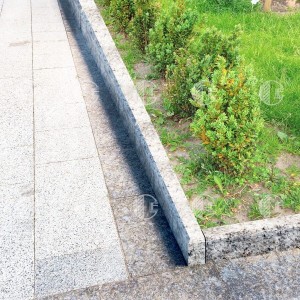 Granite curbs - heat-treated