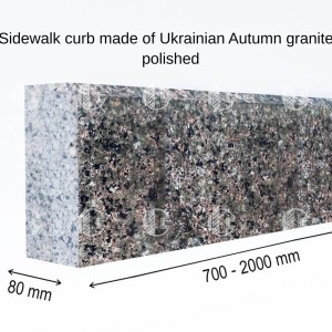 Granite curbs - polished