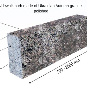Granite curbs - polished