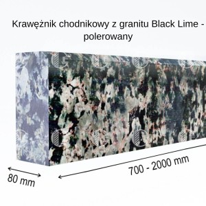 Krawężniki granitowe - polerowane