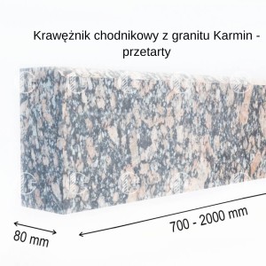 Krawężniki granitowe