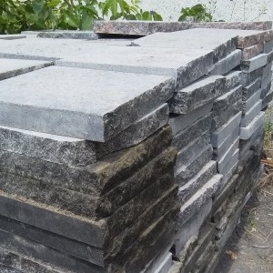Gabbro black stone paving stones