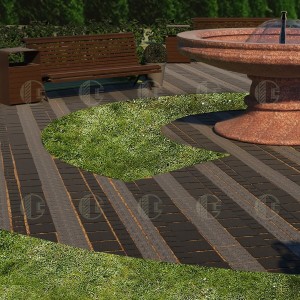 Gabbro black stone paving stones