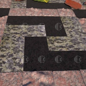 Full-sawn granite paving stone