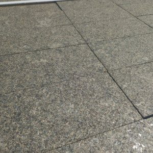 Sawn black stone paving stone 20x10x5 cm