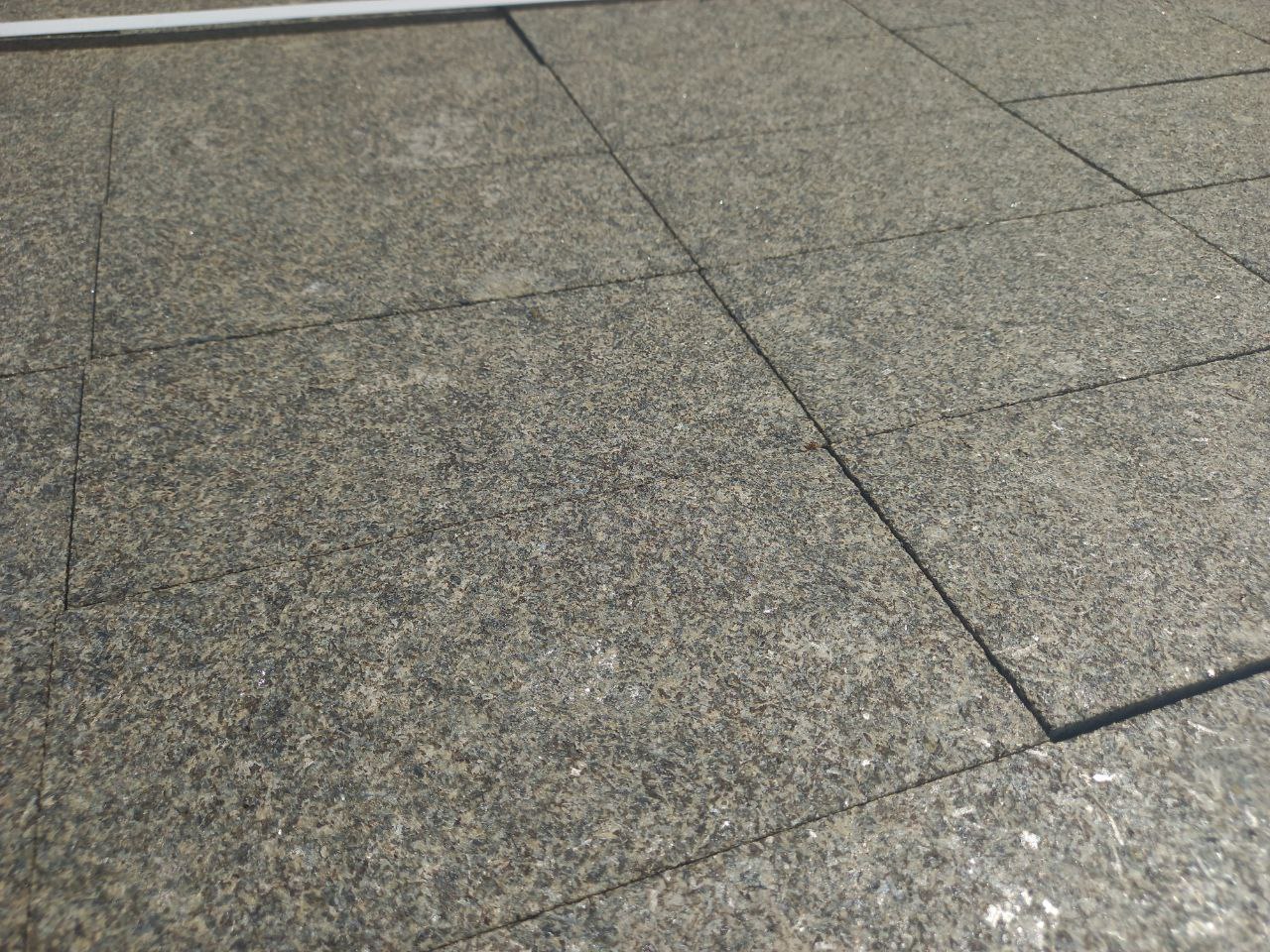 Sawn black stone paving stone 20x10x5 cm