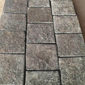 Gabbro black stone paving stones