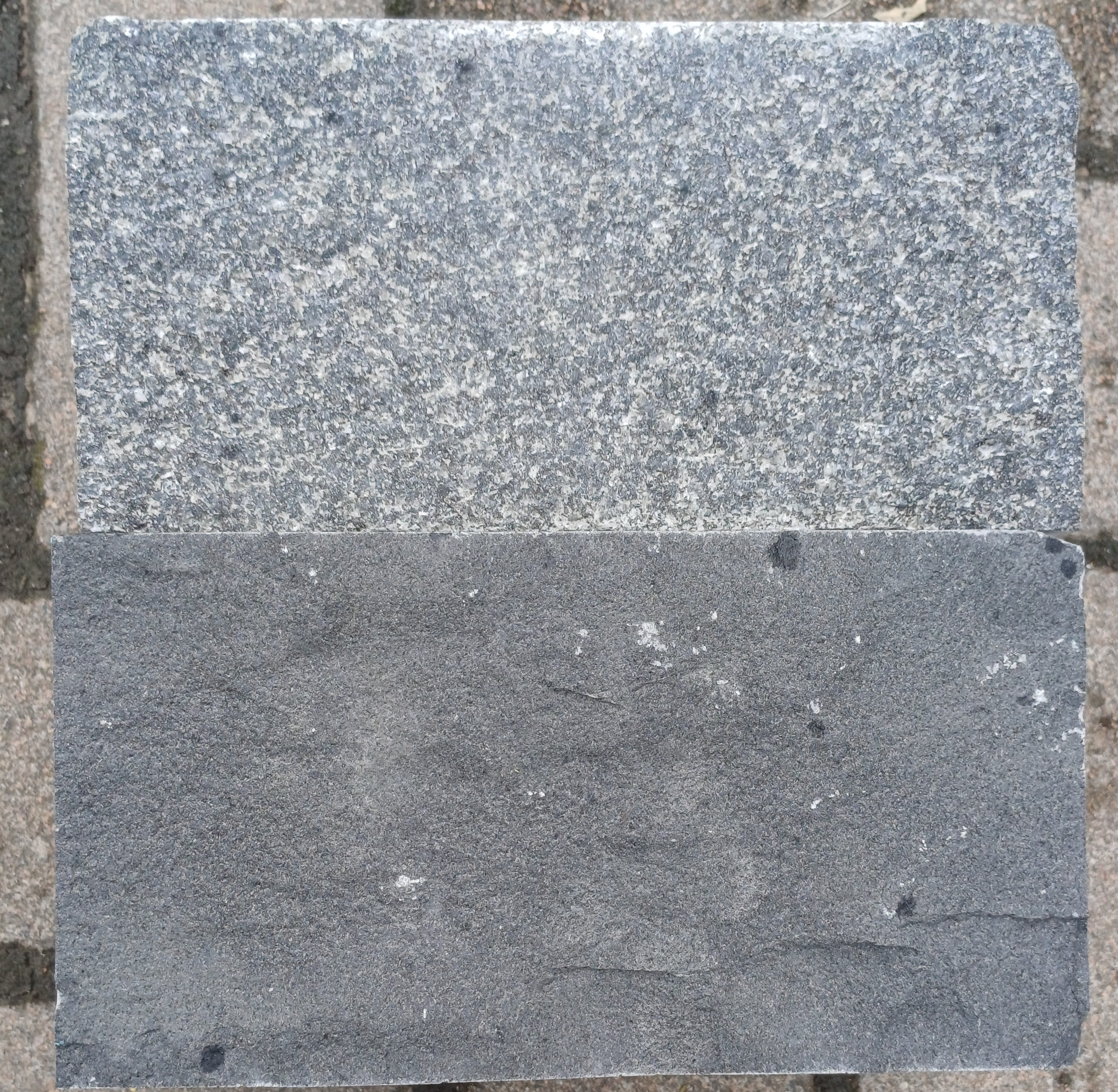 Gabbro and Basalt black stone paving stones