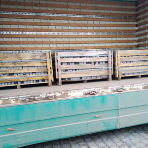 Gabbro stone paving stone shipment