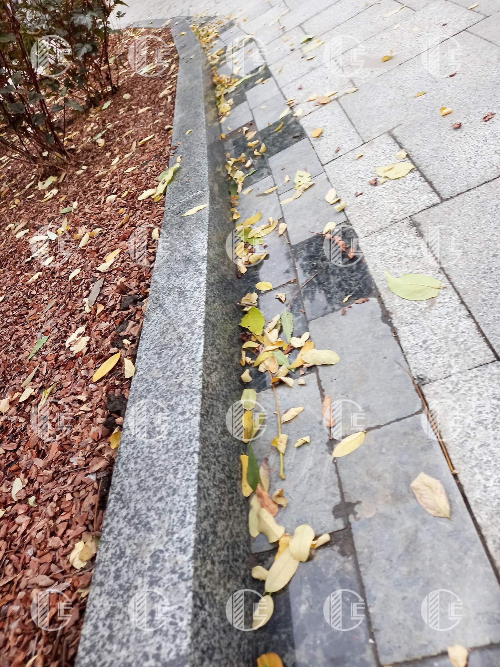 Randsteine aus grauem Granit Grey Ukraine