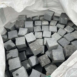 sawn-split paving stone gabbro