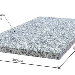 Плитка полир Покостовская 600x300x20