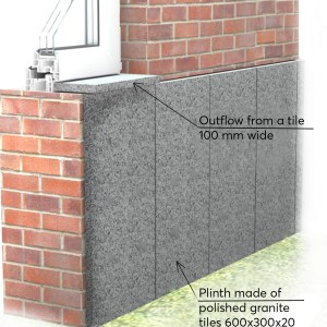 Polished and heat treated tiles