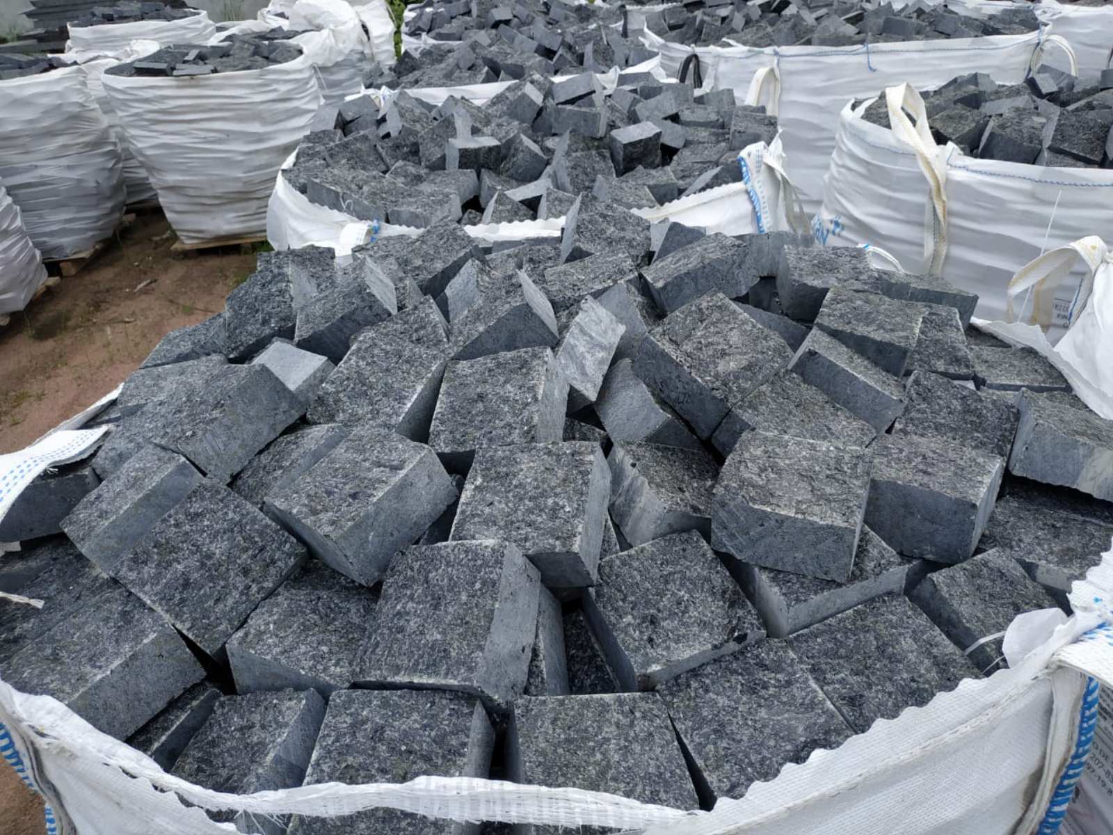 Labradorite paving stones in big bag