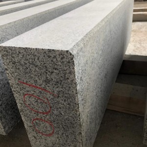 Grey granite curb