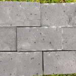 Black stone paving stone Basalt