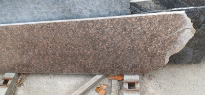 Slab of brown granite Star of Ukraine