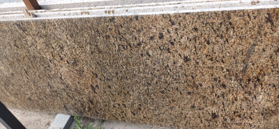 Yellow granite slab