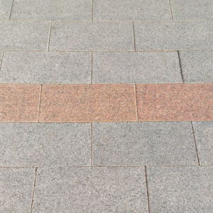 Flamed grey granite tile