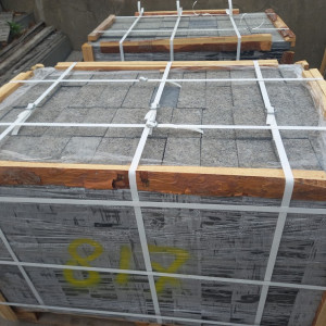 Packaged labradorite tiles