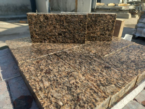 Paving stone from granite Skifiya Gold