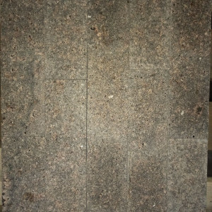 Brown granite paving stone