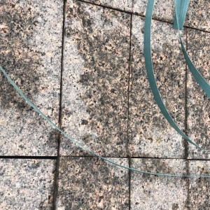 Packed granite paving stone 20x10x3