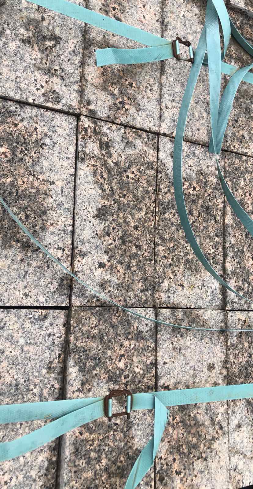 Packed granite paving stone 20x10x3