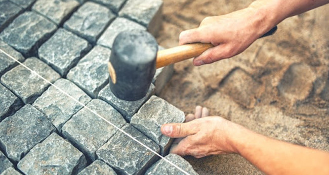 Tips for laying paving stones