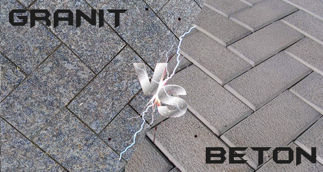 Granitpflastersteine vs Betonpflastersteine