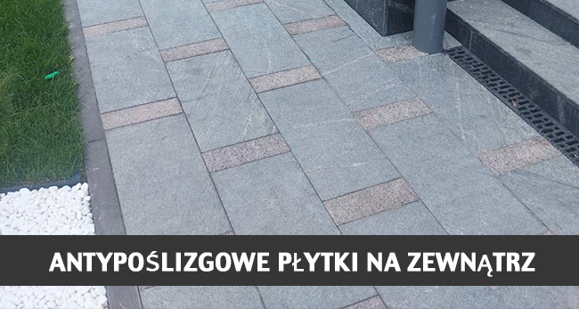 Antypoślizgowe płytki na zewnątrz