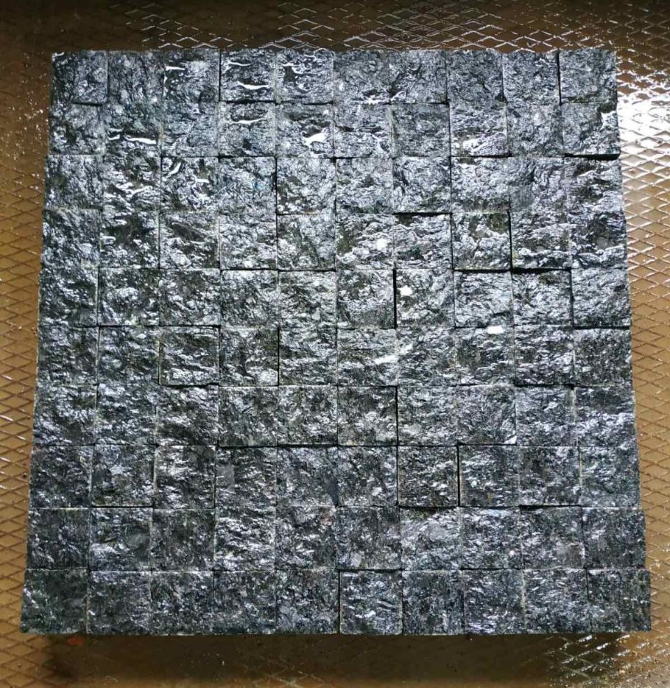 Labradorite paving stones Katerinovka 10x10x5