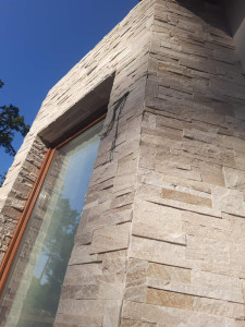 Split sandstone tiles