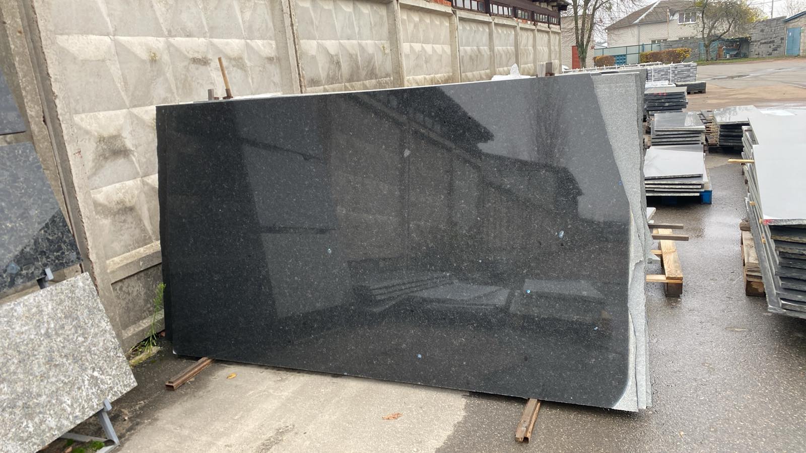 Black natural stone Gabbro