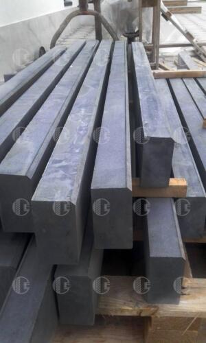 Basalt stone border - sawn